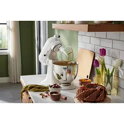 Планетарний міксер KitchenAid Artisan 4.8 л білий (5KSM125EPL) - мініатюра 4
