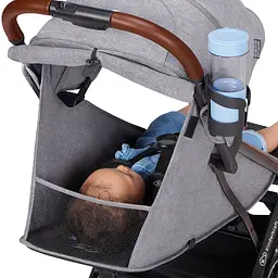 Прогулянкова коляска Kinderkraft Nubi Grey - мініатюра 7