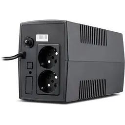 Пристрій безперебійного живлення Vinga LCD 600VA plastic case (VPC-600P) - мініатюра 3