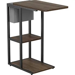 Приставний комп'ютерний стіл OfficePro SD175DW Dark Wood Black [143310] - мініатюра 2