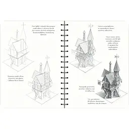 Скетчбук ОКО Sketch Book Скетчбук Малюємо архітектуру базовий курс українською O SB DAB - мініатюра 3