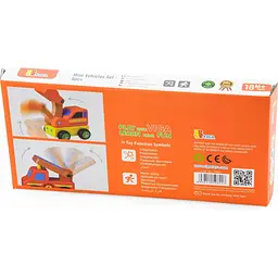 Набір машинок Viga Toys Спецтранспорт 6 шт. (59621) - мініатюра 5