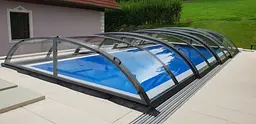 Павільйон Compact з прозорим полікарбонатом розміром 3.75х8,54х0.8м K-3-375Transparent