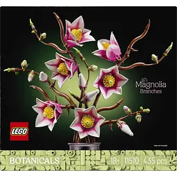 Конструктор LEGO Botanicals Гілки магнолії 435 деталей (11510)