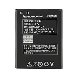Акумулятор (батарея) для смартфона (телефону) Lenovo BL237 (A355e) 3.7V 1300mAh 4.81Wh - мініатюра 3