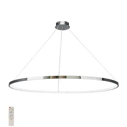 Люстра стельова LED Levistella 7529832-1 CHROME LED (1000), 74W, 1000мм, три режими кольору, хромований метал, сучасний стиль для