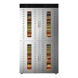 Дегідратор сушарка комерційний Food Dehydrator SS - 80H для овочів фруктів м'яса грибів 80 лотків 6000Вт - мініатюра 2