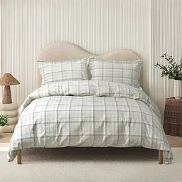 Постільна білизна Lotus Home - Checked Madras м'ятний сімейний - мініатюра 3