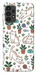 TPU чохол Demsky Cats pattern для Samsung Galaxy A13 4G