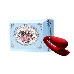 Смартвібратор для пар Zalo Fanfan set Bright Red, пульт ДК - мініатюра 10
