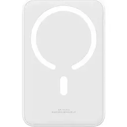 Портативна батарея Powerbank Powerbank Baseus Magnetic Mini Wireless Quick Charging 10000 mAh 30 W PPCX110202 White - мініатюра 4