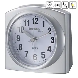 Годинник настільний Technoline Modell L Silver (Modell L silber) - мініатюра 4
