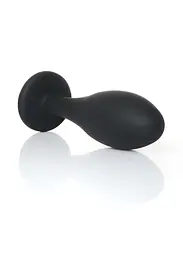 Анальна пробка - Jewellery Silicone Black Plug M Clear - мініатюра 4