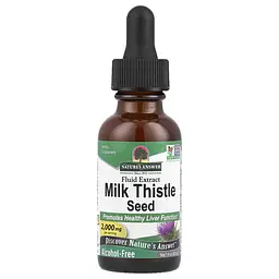 Расторопша (Силимарин) Milk Thistle Seed 2,000 mg 30 мл Nature's Answer vit0004996