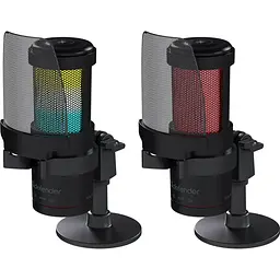 Ігровий стрім мікрофон Defender Impulse GMC 400 USB RGB 2.0 м (64240) - мініатюра 2