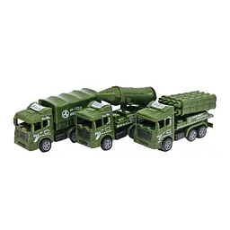 Ігровий набір машинок "Військова техніка" BQ600-4 4 шт - мініатюра 2
