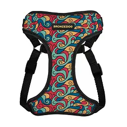 Шлея для собак Bronzedog Sport Вітраж M 22х20х2 см - мініатюра 2