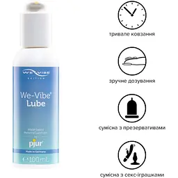 Лубрикант на водній основі Pjur We-Vibe Lube 100 мл - мініатюра 2