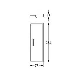 Поличка в ванну Grohe Eurocube 18541000, Білий - мініатюра 2