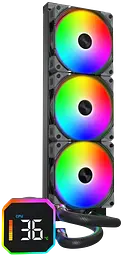 Водяне охолодження Montech HyperFlow Digital 360 ARGB Black (HYPERFLOW DIGITAL 360 (B))