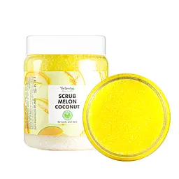 Скраб для обличчя та тіла Top Beauty Melon Coconut з ароматом дині та кокосовою олією 250 мл