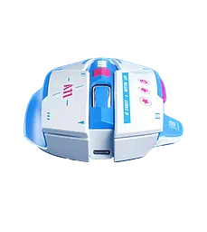 Миша INPHIC A11 White-Blue - мініатюра 3
