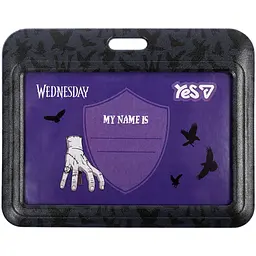 Бейдж на стрічці Yes Wednesday горизонтальний, слайдер (940422) - мініатюра 5