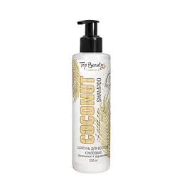 Шампунь для волосся зволожуючий Top Beauty Coconut Shampoo на основі кокосової олії 250 мл