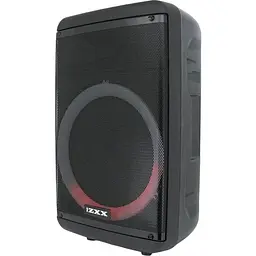 Потужна акустична система з підсвічуванням ZXX - 7878, 60W, 2 Bluetooth мікрофони, вбудований акум 12B 5A, живлення 220в, Black, Box