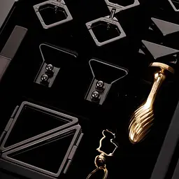 БДСМ-набір LOCKINK All-in-1 BDSM Play Kit, чорний, ремені, маска, кляпи, анальні пробки, свічки - мініатюра 6
