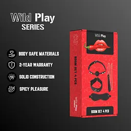 Набір БДСМ - Erospace Wild Play BDSM Set 4 pcs C9 - мініатюра 2