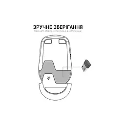 Мишка OfficePro M230P Silent Click Wireless/Bluetooth Pink (M230P) - мініатюра 12