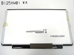 Матриця 12.5" Slim 1366х768, 40pin, 6 вушок з боків AUO B125XW01 V.0, матова
