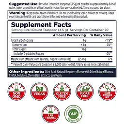 Порошок магнію KAL Heart Magnesium Powder 315 г - мініатюра 2