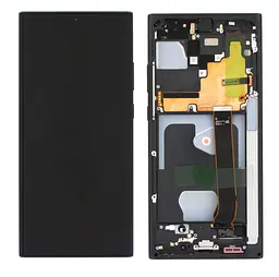 Дисплей (LCD) Samsung GH82-23622A N985 Galaxy Note 20 Ultra/N986 з сенсором AURA BLACK + рамка