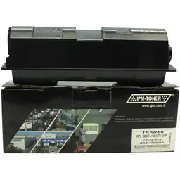 Тонер-картридж IPM Kyocera TK-130, 295г/without chip (TKKM80)