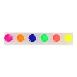 Гуаш ZiBi Kids Line Neon 6 кольорів (ZB.6690) - мініатюра 3