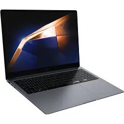 Ноутбук Samsung Galaxy Book4 Ultra, 16 inch 3K AMOLED, процесором Intel Core Ultra 7 155H, Пам'ять 32GB RAM LPDDR5X, spatiu de накопичувач 1TB SSD, відеокарта nVidia RTX 4050 6GB, Windows 11 Pro, Moonstone сірий - мініатюра 2