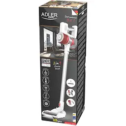 Порохотяг Adler AD 7051 бездротовий/ 300Вт/ 0.6л/ LCD дисплей/ щітка зі світлодіодним підсвічуванням - мініатюра 6