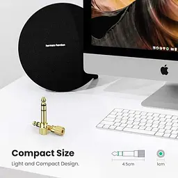 Адаптер Ugreen 6.5mm Male to 3.5mm Female Adapter (20503) - мініатюра 7