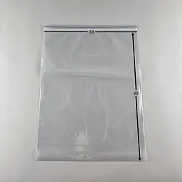 Пакети Zip-Lock прозорі 30x40 см, 100 шт, 50 мкм, поліетиленові пакети із застібкою - мініатюра 2