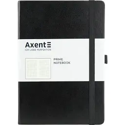 Книга записна Axent Partner Prime 145х210 мм A5 96 аркушів клітинка Чорний (8305-01-A)