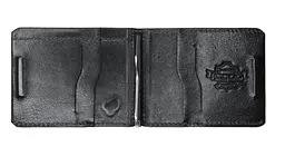 Чоловічий шкіряний затискач для грошей GRANDE PELLE 10х8х1 см acs0024476 - мініатюра 3