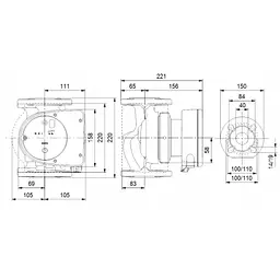 Циркуляційний насос Grundfos Magna1 40-60 F N 220 (99221300) - мініатюра 2