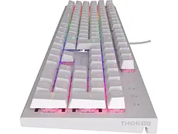 Клавіатура Genesis Thor 303 RGB Outemu Peach Silent White (NKG-1879) - мініатюра 4