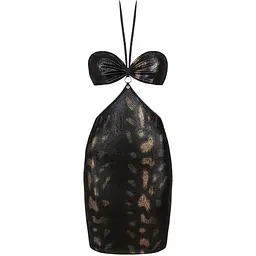 Сукня під зміїну шкіру Obsessive Vivianty dress чорна XS/S - мініатюра 5