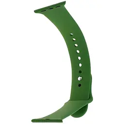 Ремінець Apple Watch Silicone 38/40/41 мм Армійський зелений L