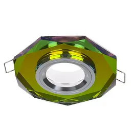 Світильник точковий Brille декоративний HDL-G147 Colorful Glass+Alu MR16 164114