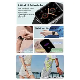 TAOMELY B85 SmartWatch Розумний смартгодинник із золотим ремінцем жіночий - мініатюра 6