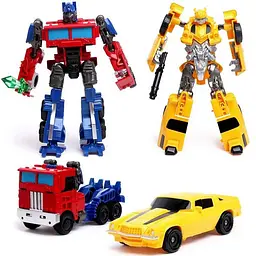 Трансформери Автоботи Оптимус Прайм і Бамблбі Transformers 18 см.